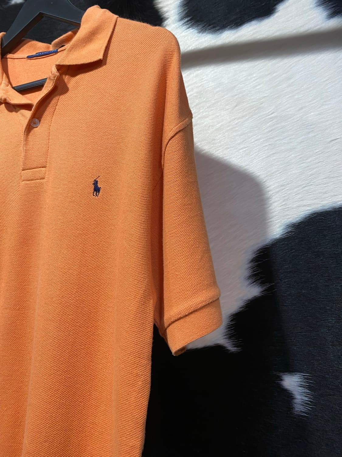 Polo Ralph Lauren 네이비 포니 오렌지 반팔 티셔츠 상품이미지4