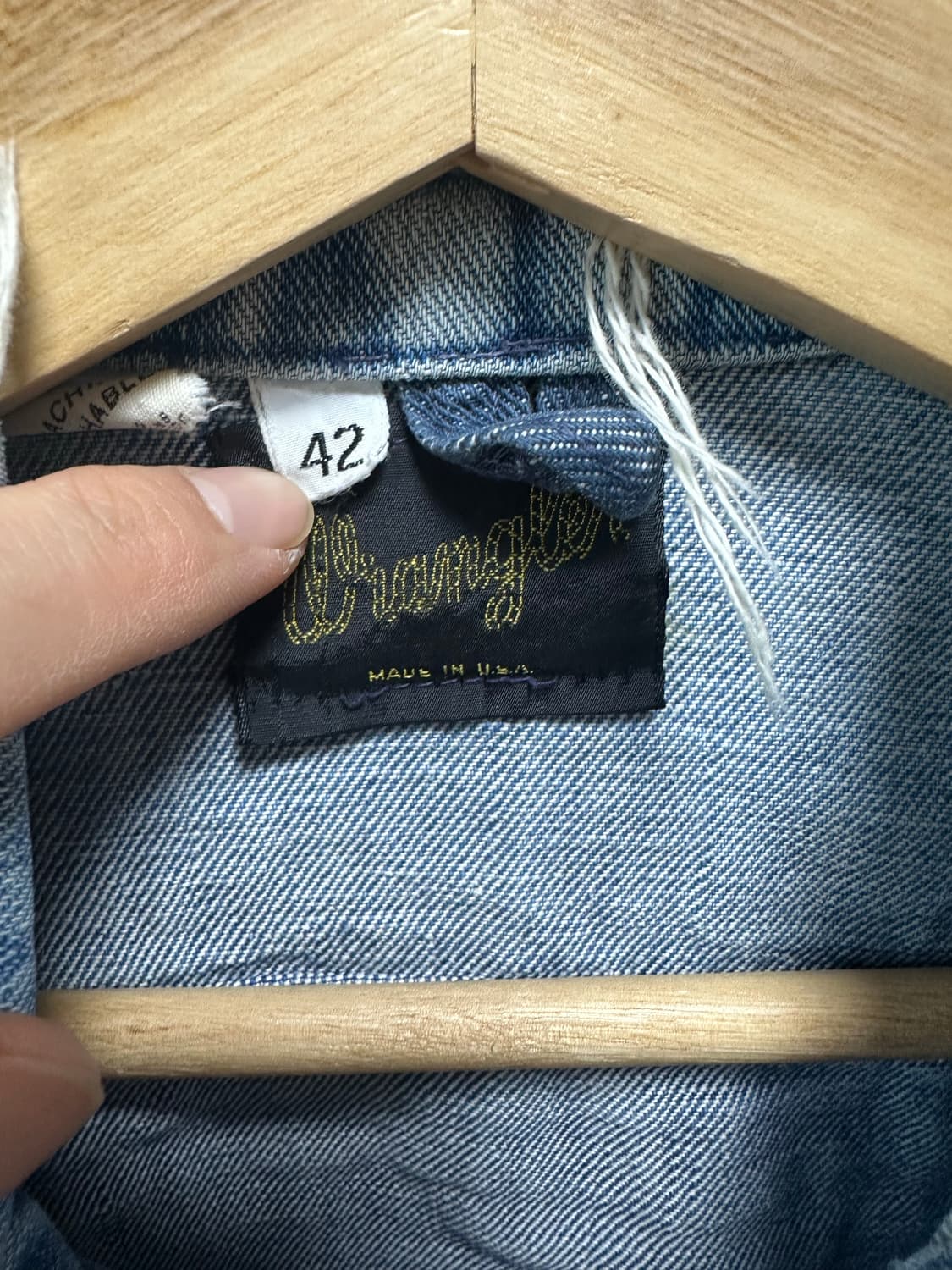 빈티지 랭글러 데님 자켓 상품이미지3