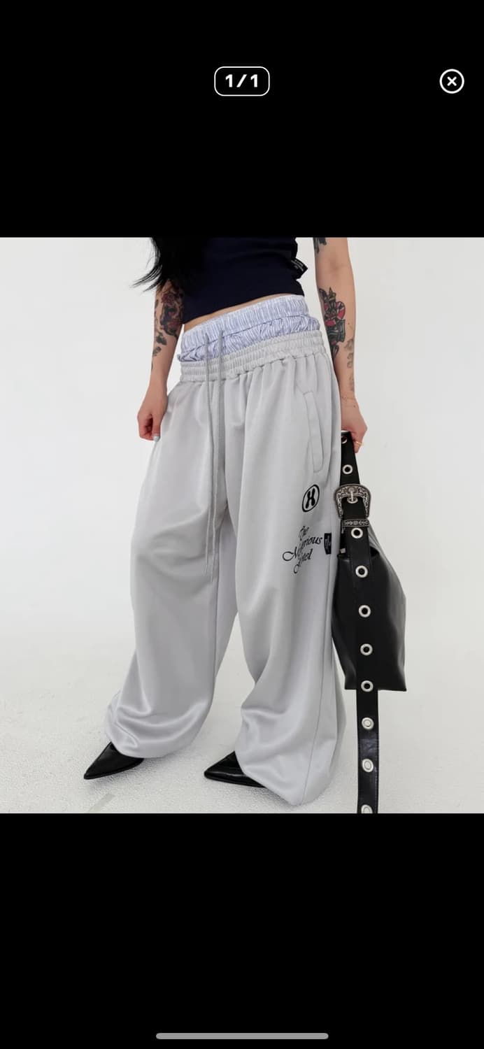 더미스테리어스호텔 레이어드 트레이닝팬츠 상품이미지1