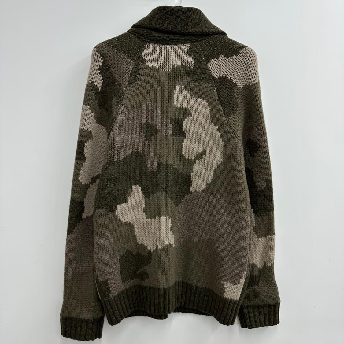 100 비슬로우 밀리터리 카모 남자 하프 가디건 상품이미지2