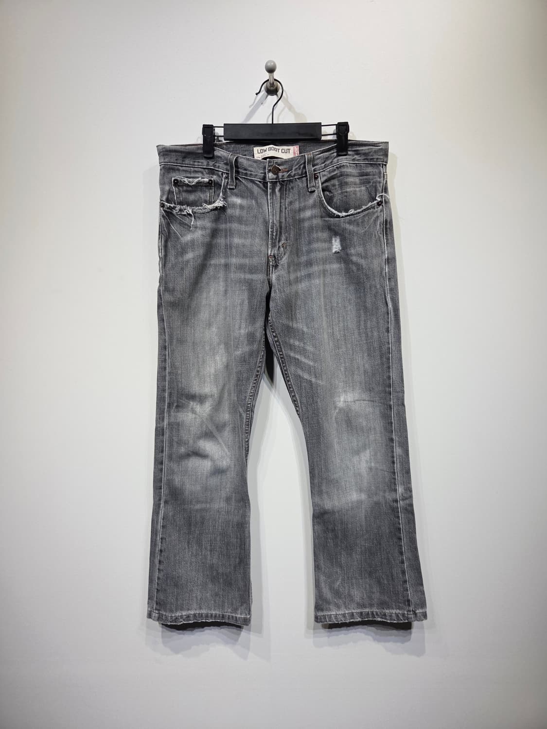 리바이스(Levi's) 527 로우 부츠컷 그레이 데님 팬츠 상품이미지2