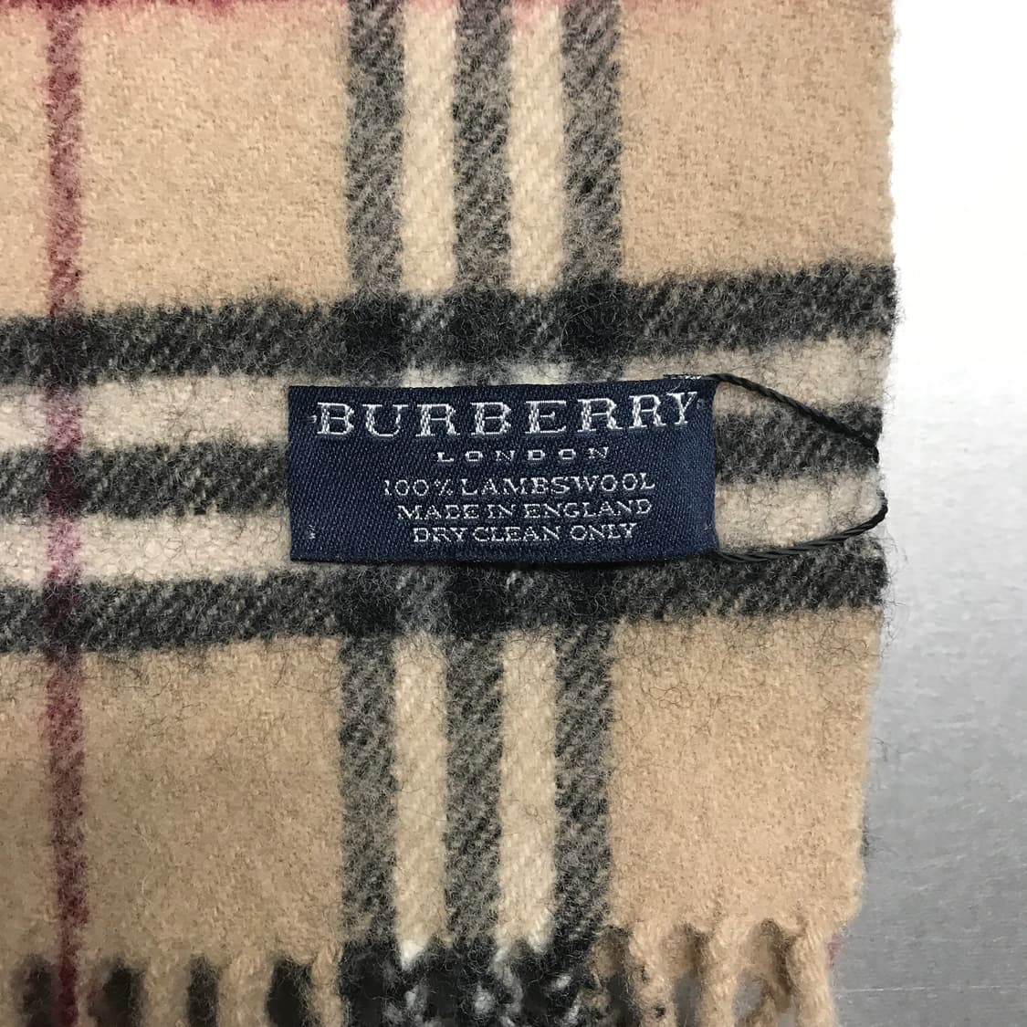 버버리 정품 램스울 머플러 베이지 상품이미지4