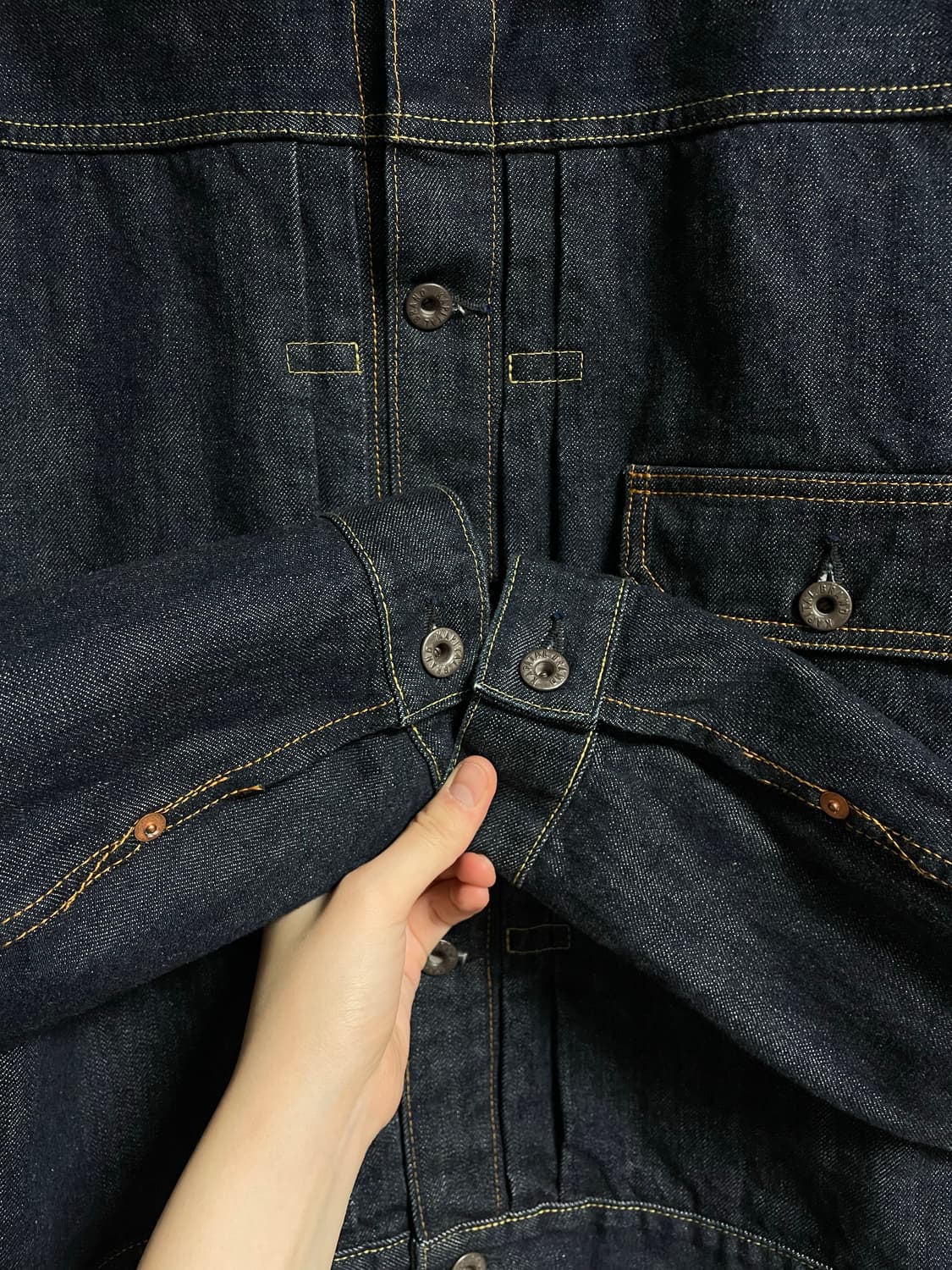 [3] 캐피탈 14oz 1st 데님자켓 상품이미지4
