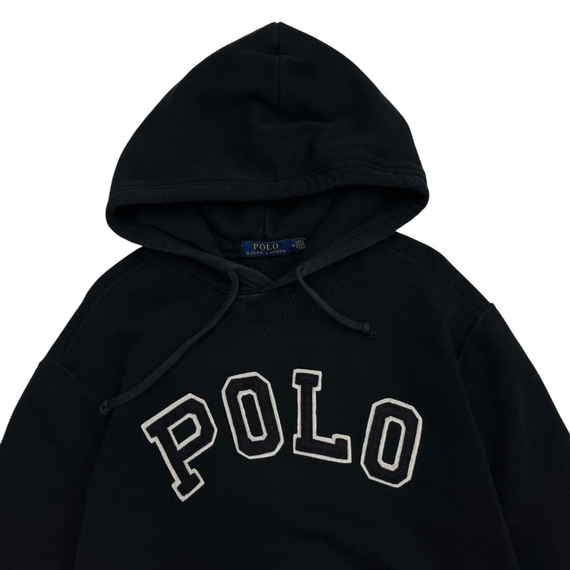 폴로 랄프로렌 빅로고 블랙 후드 M 상품이미지4