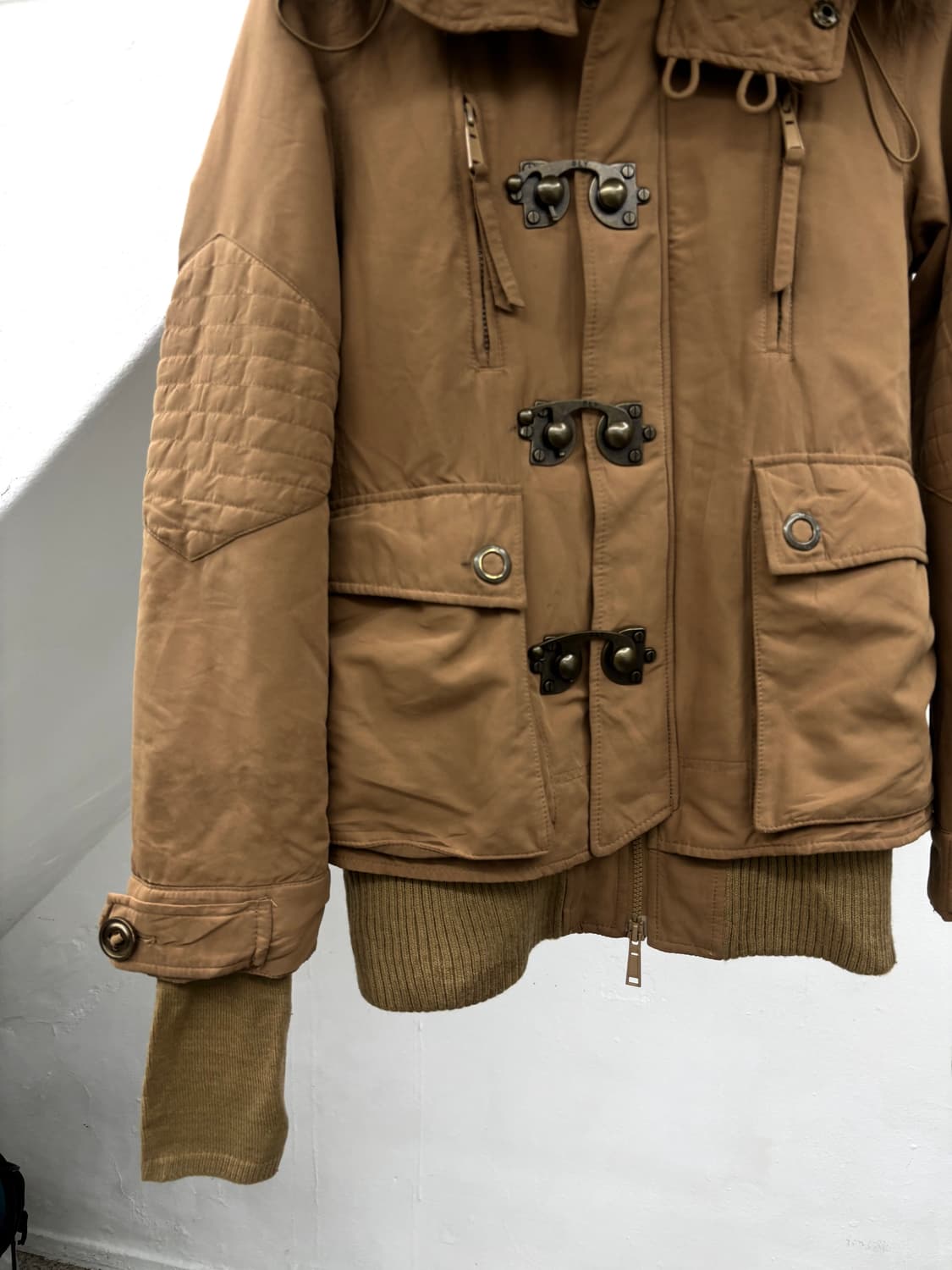 Sly carmel fur hood jacket   상품이미지7