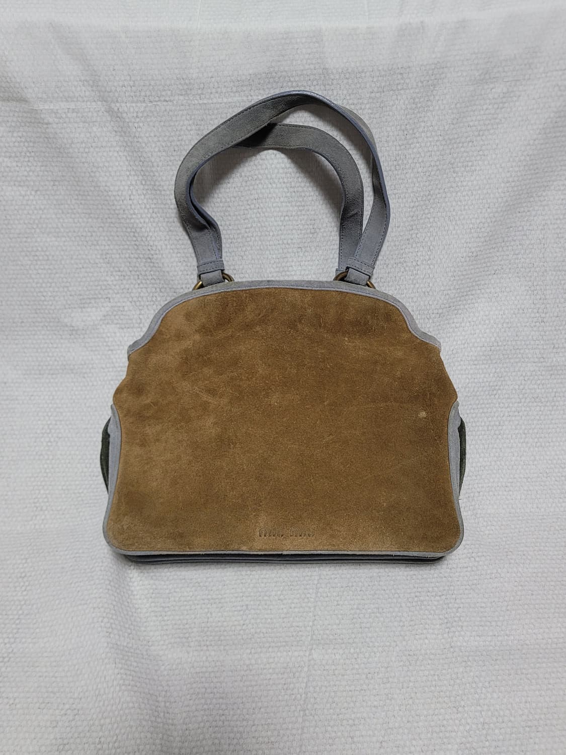 00s miu miu 스웨이드 핸들 백 상품이미지1