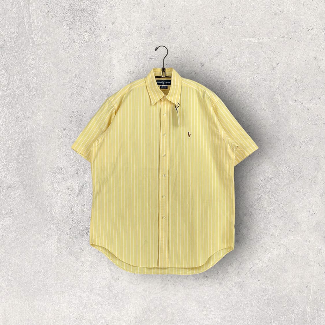 폴로 스트라이프 패턴 로고 셔츠 상품이미지1