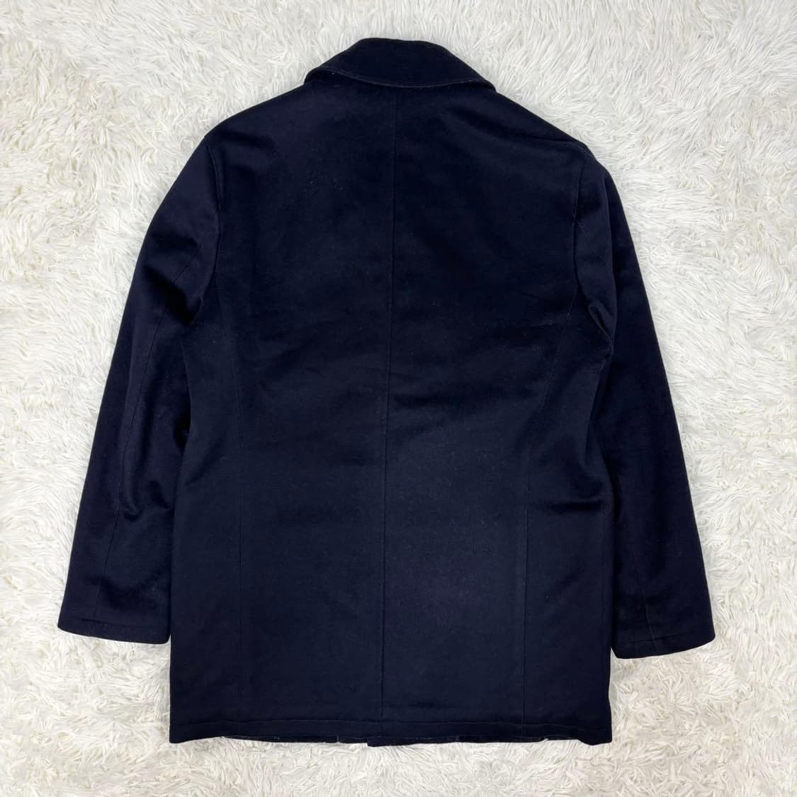 브룩스브라더스×로로피아나 네이비 코트 상품이미지5