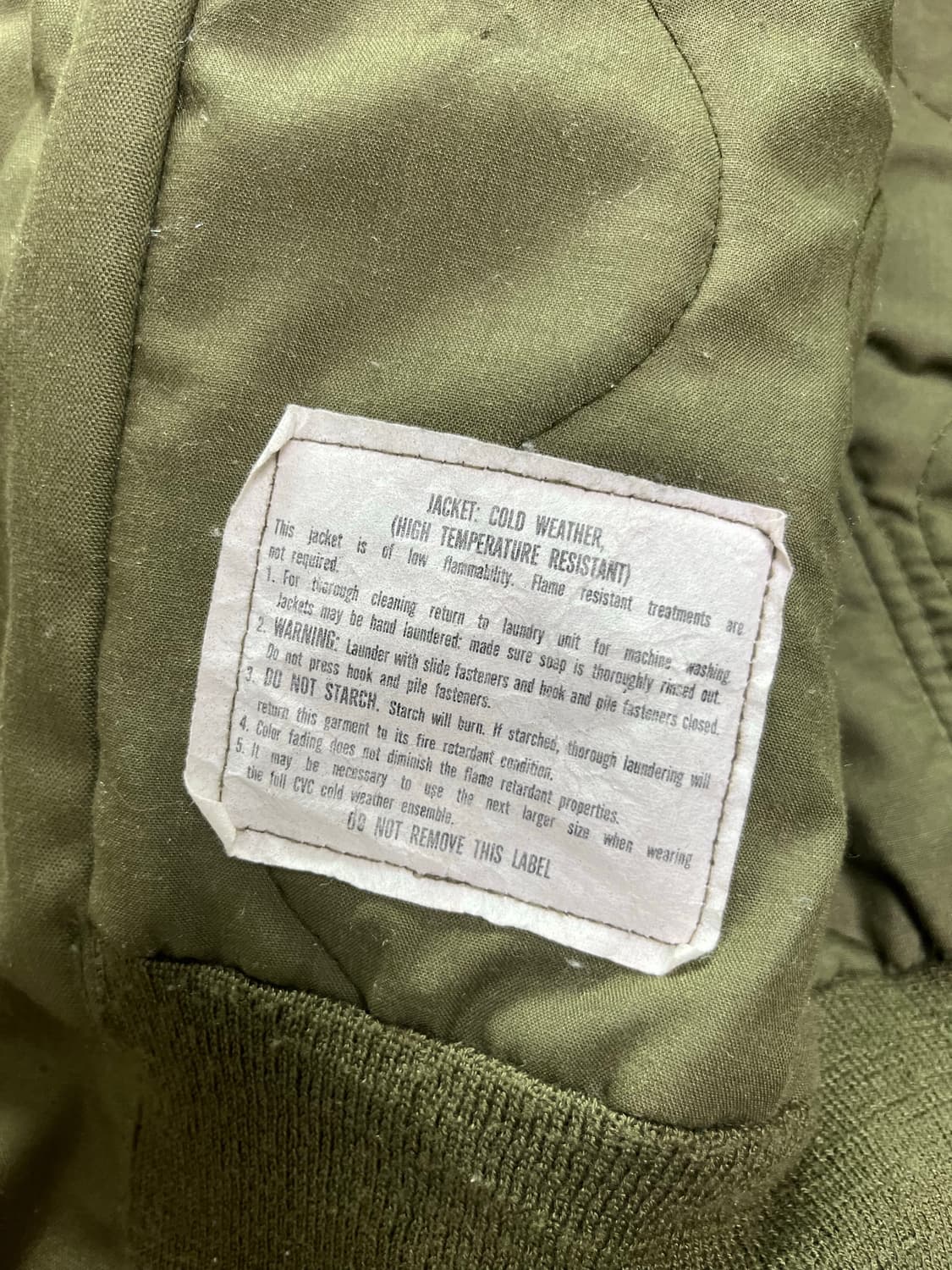 80’s US Army CVC 탱커자켓 상품이미지3