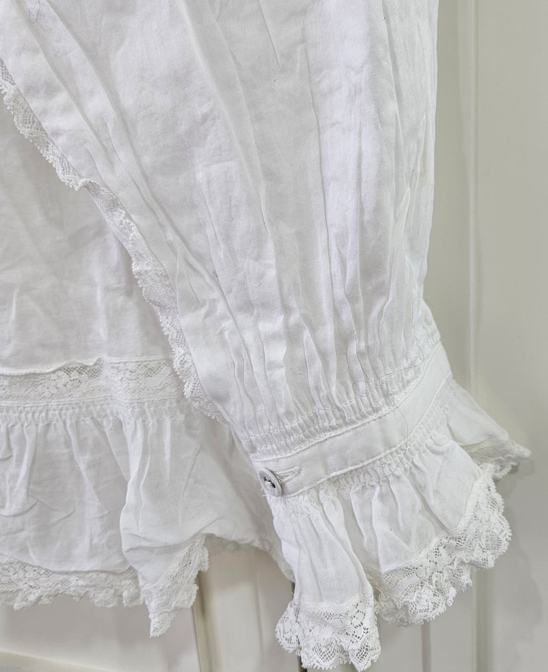 핑크하우스 스타일 레이스 가디건블라우스 상품이미지4