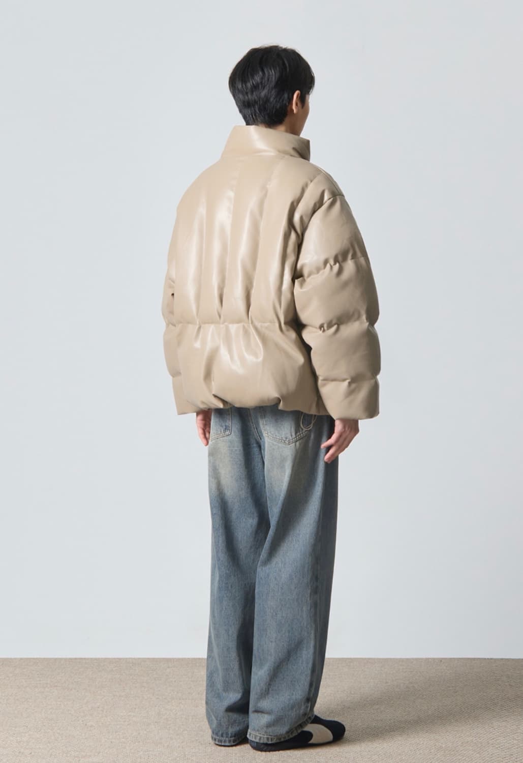 드미트리 가죽 푸퍼 패딩 3사이즈(105-110) 새상품 상품이미지3