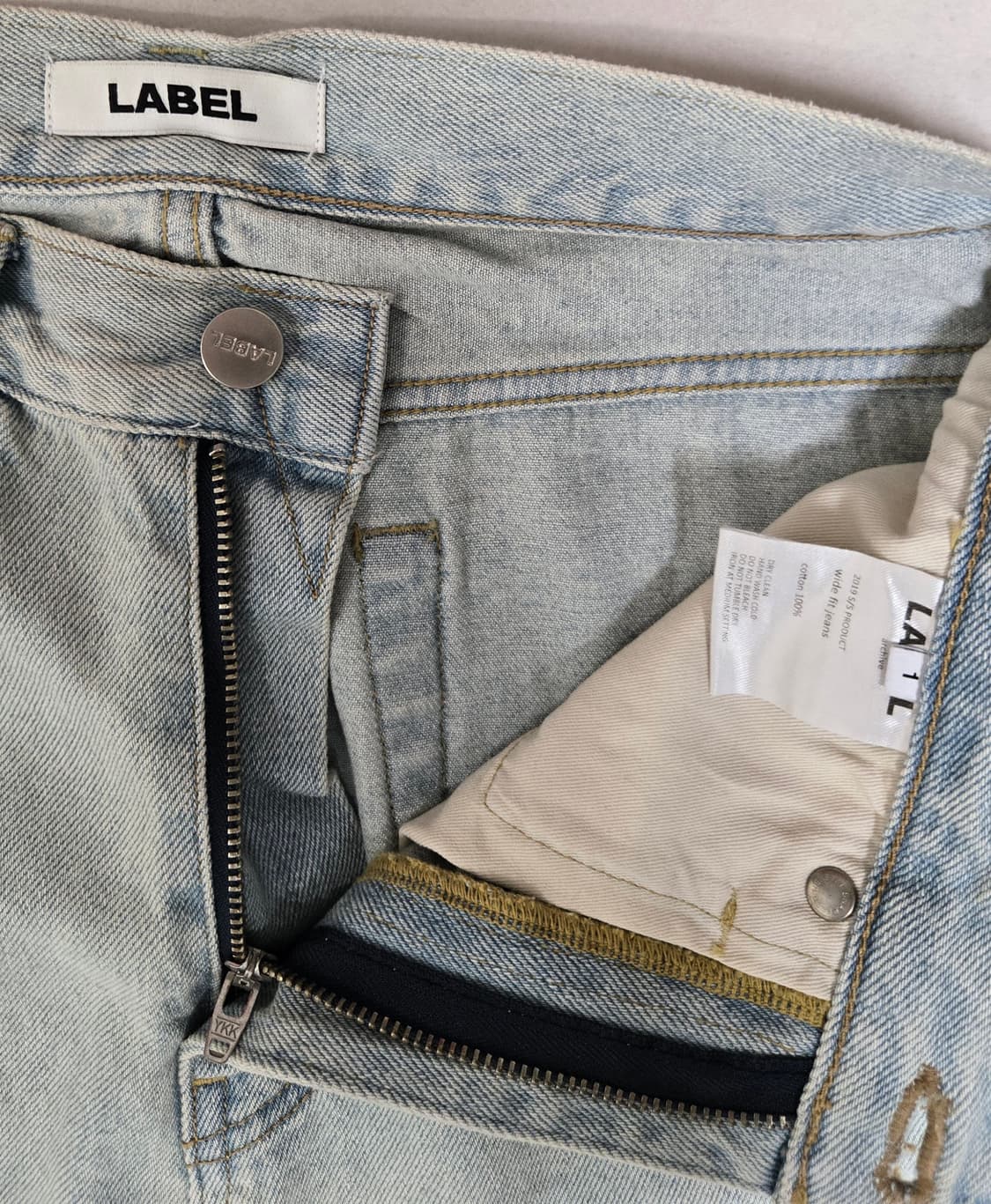 스트레이트 연청 데님 straight fit jeans 청바지 바지 상품이미지3