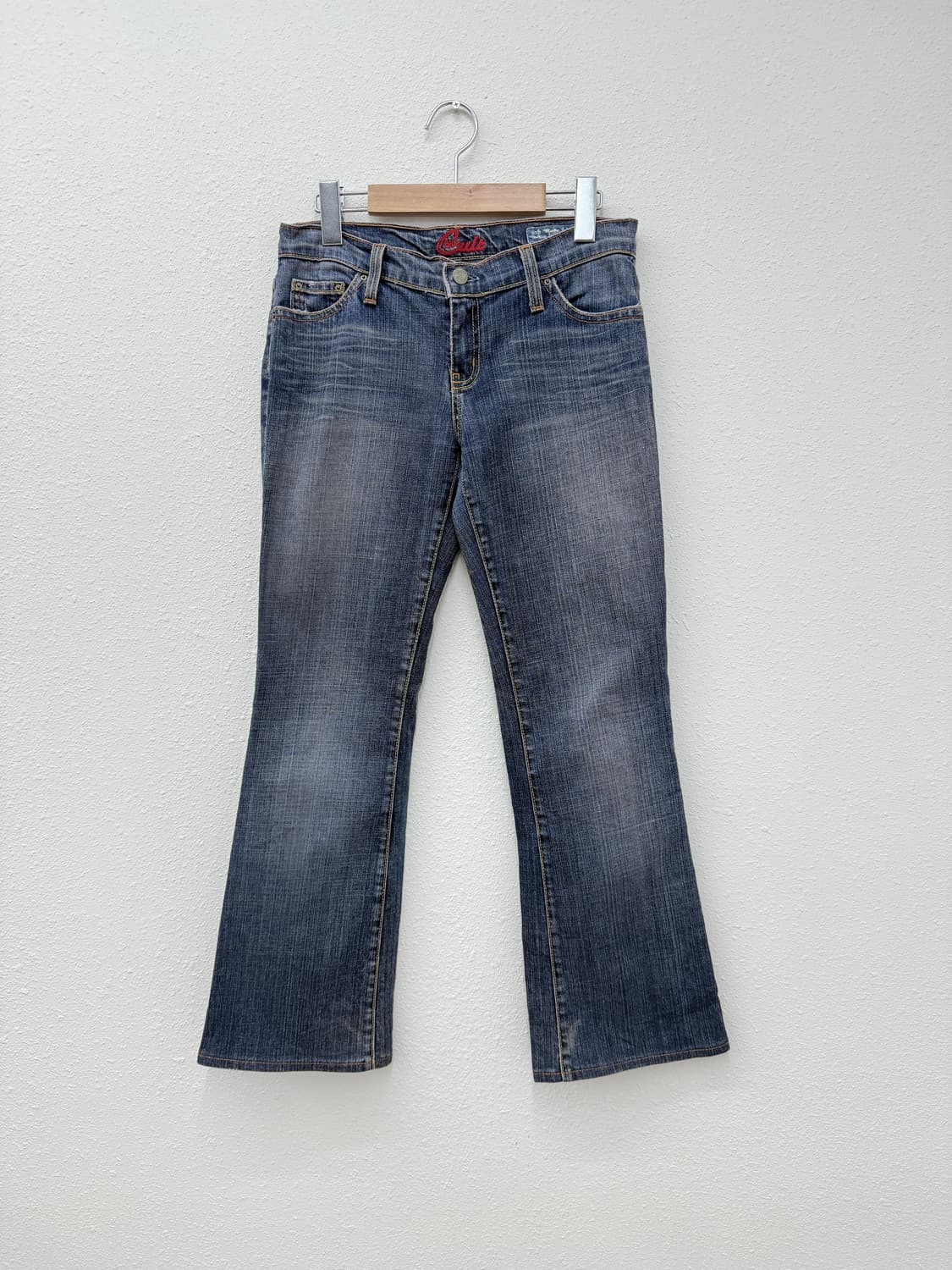 빈티지 Blue Cult 로우라이즈 데님 부츠컷 팬츠 상품이미지1