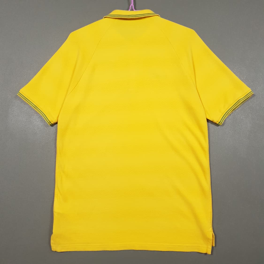 L (100) 나이키 브라질 14-15 리그 어센틱 반팔 폴로 카라티 상품이미지10