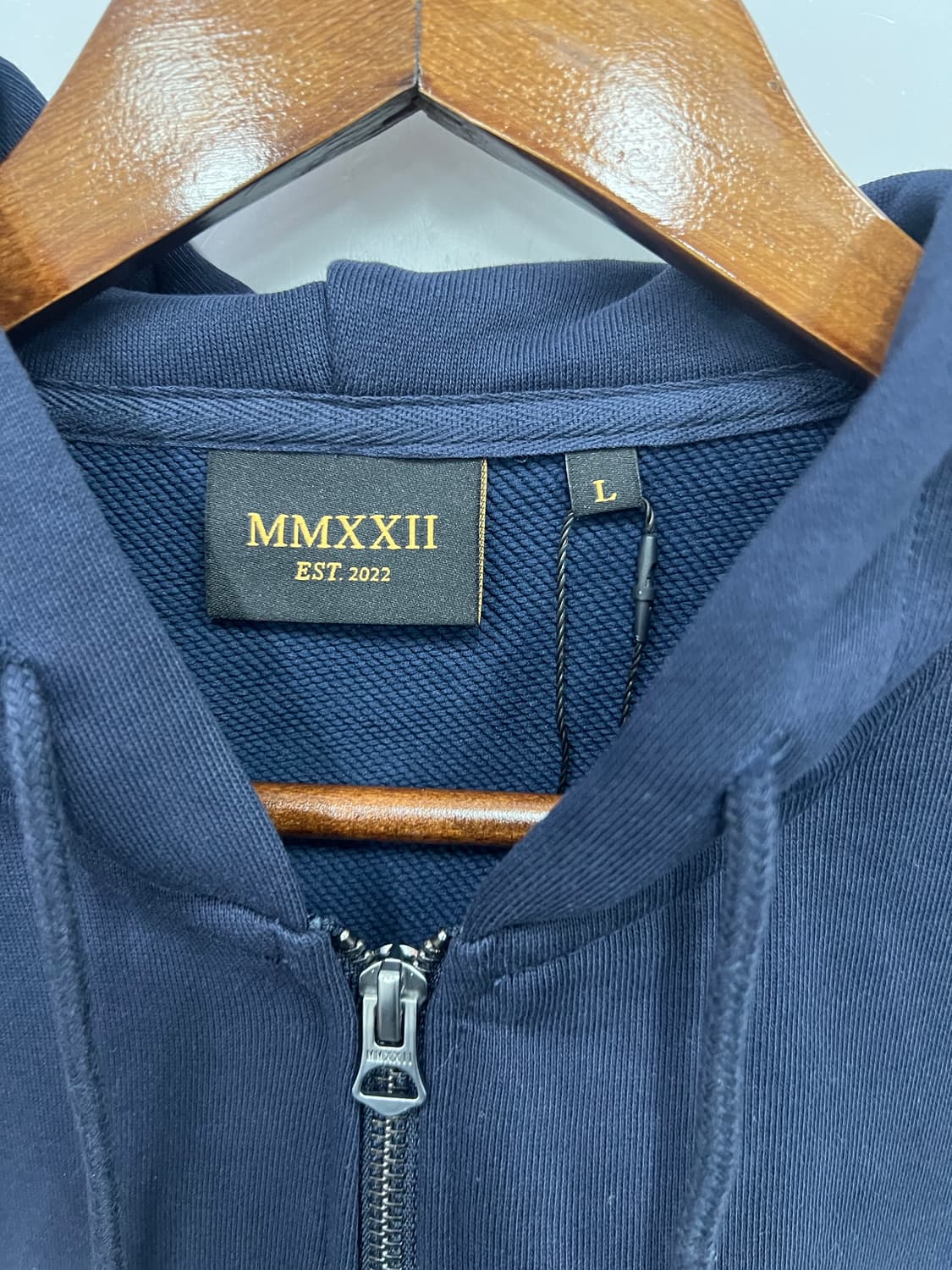 MMXXII 네이비 후드집업 상품이미지2