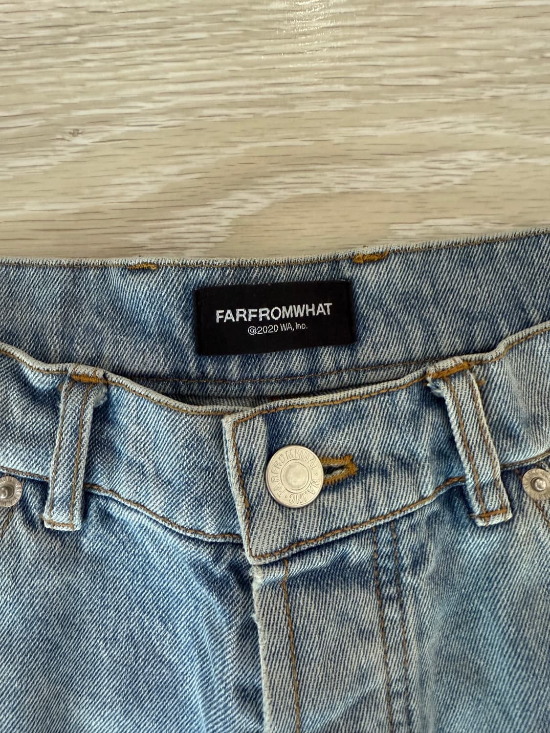 파프롬왓 워시드 진 2사이즈 상품이미지3