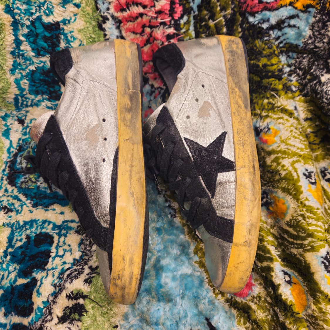 골든구스 슈퍼스타 실버 스니커즈 38 상품이미지2