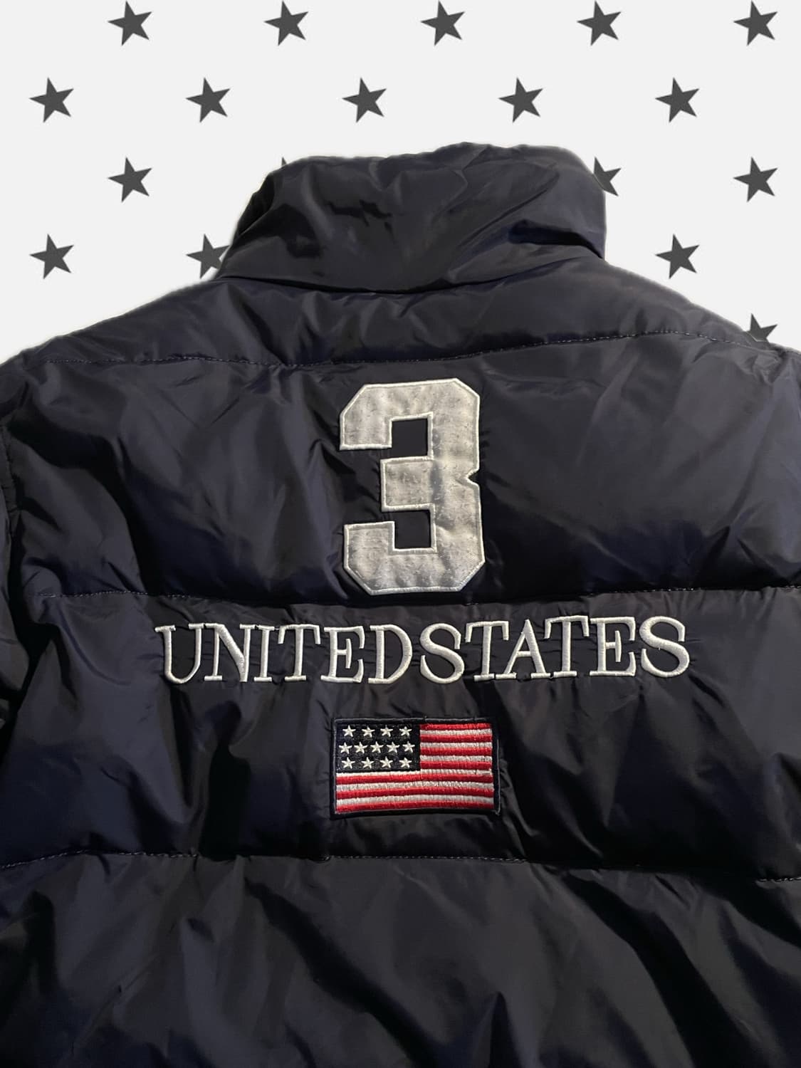 폴로 랄프 로렌 빅포니 성조기 USA 패딩 네이비 상품이미지2