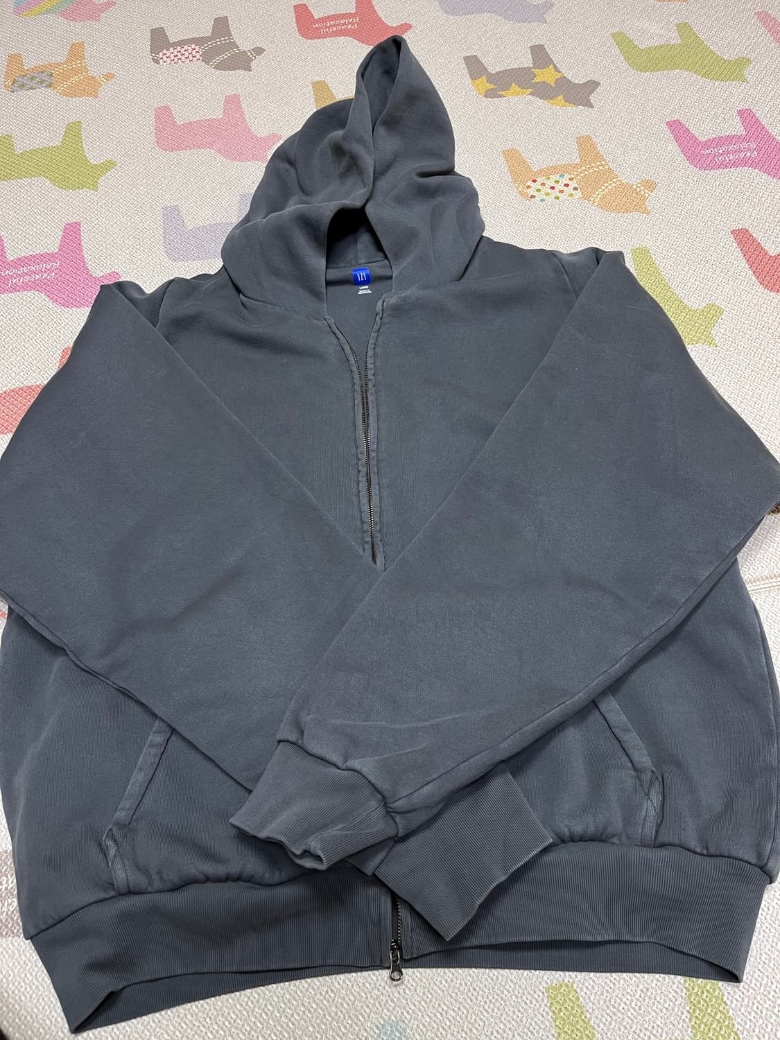 이지갭 후드집업 다크그레이 L 상품이미지1