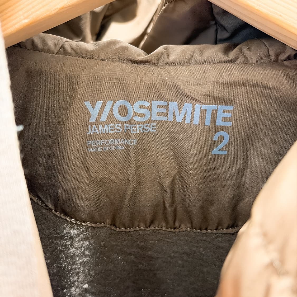 (정품/새상품) 제임스펄스 요세미티 남성 올리브 믹스 구스다운 후드 상품이미지2