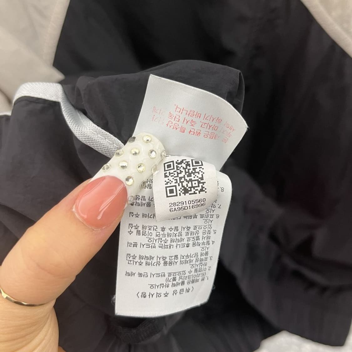 휠라 스포티 빈티지 레트로 배색 바람막이 자켓 L C10435 상품이미지7