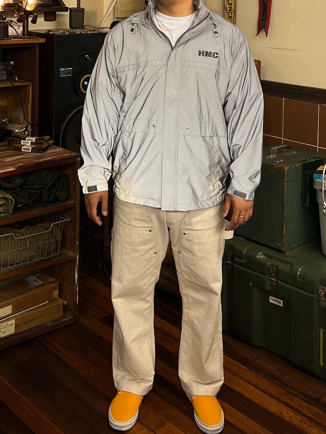 HMC Light Reflex Wind Jacket Grey 상품이미지5