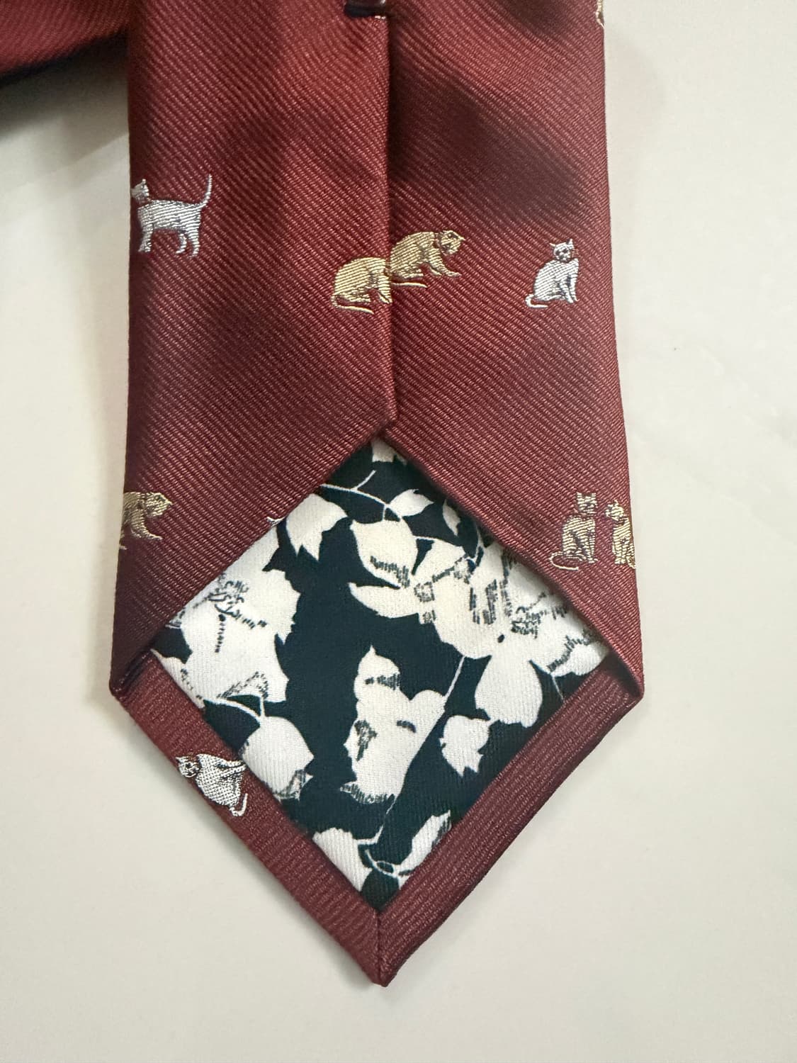 폴스미스 도그 패턴 실크 타이 (모델명: M1A 0TIE P41593) 상품이미지4