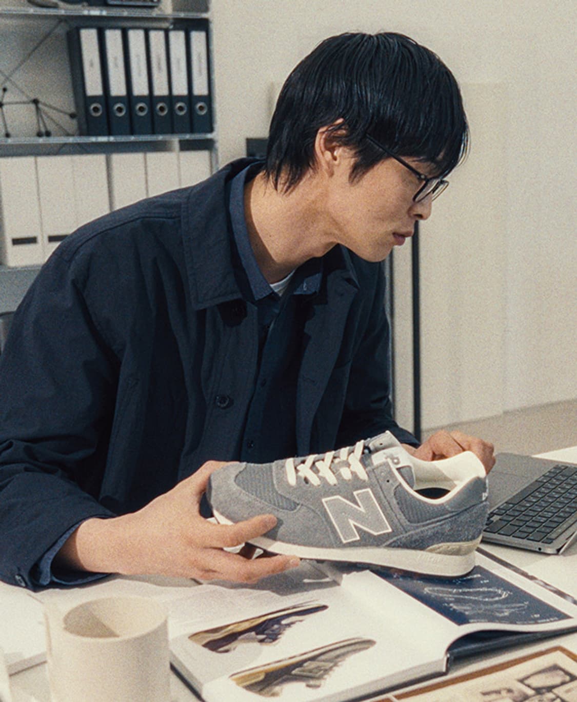 뉴발란스 X 포터리 574 프리미엄 소프트 그레이 280사이즈 상품이미지1