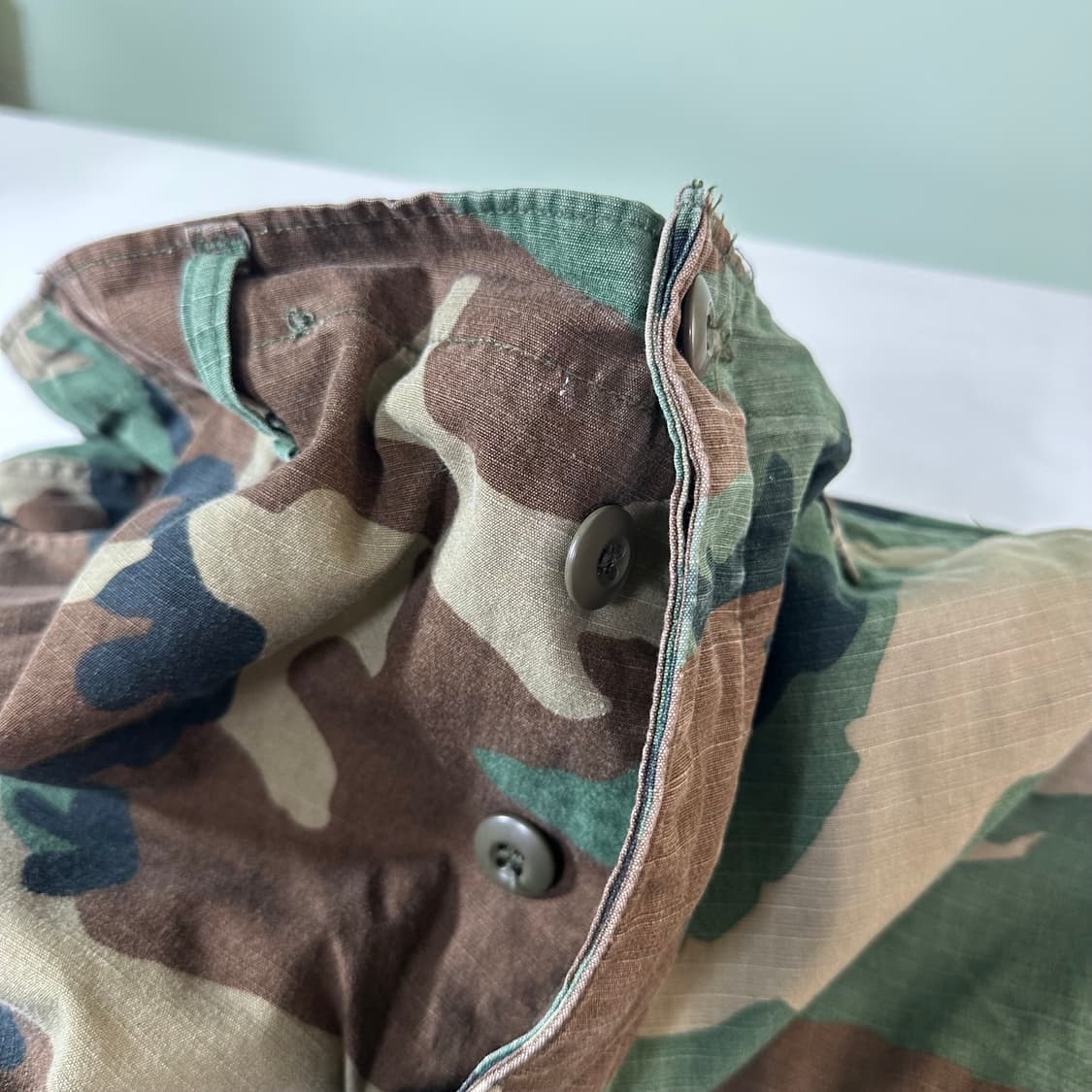 M-LONG 버튼플라이 레귤러핏 US ARMY 버뮤다팬츠 상품이미지6