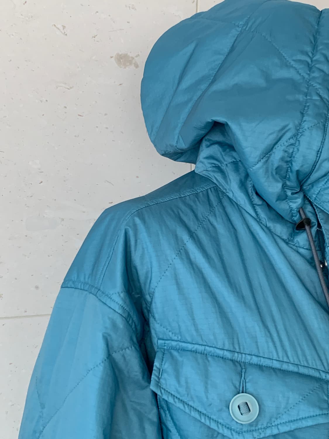 오라리 퀼티드 슈퍼 라이트 나일론 립스탑 필드 블루종 4size 상품이미지3