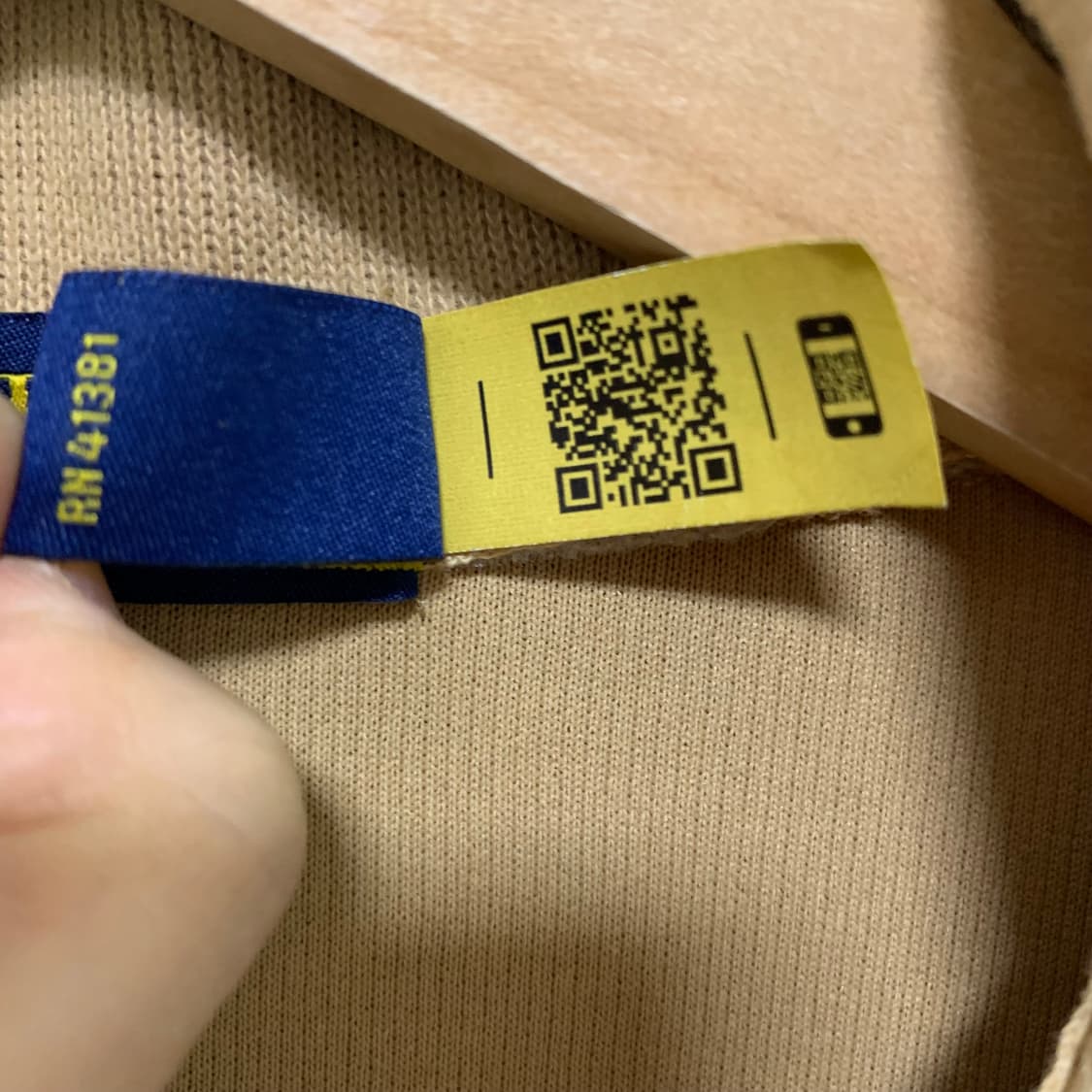 폴로 랄프로렌 빈티지 하프집업 맨투맨 니트 옐로 베이지 L 상품이미지6