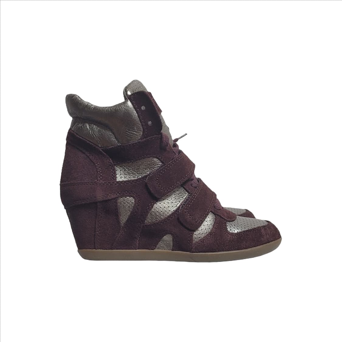 아쉬 ash 하이탑 웨지힐 버건디 39 250 255 상품이미지5