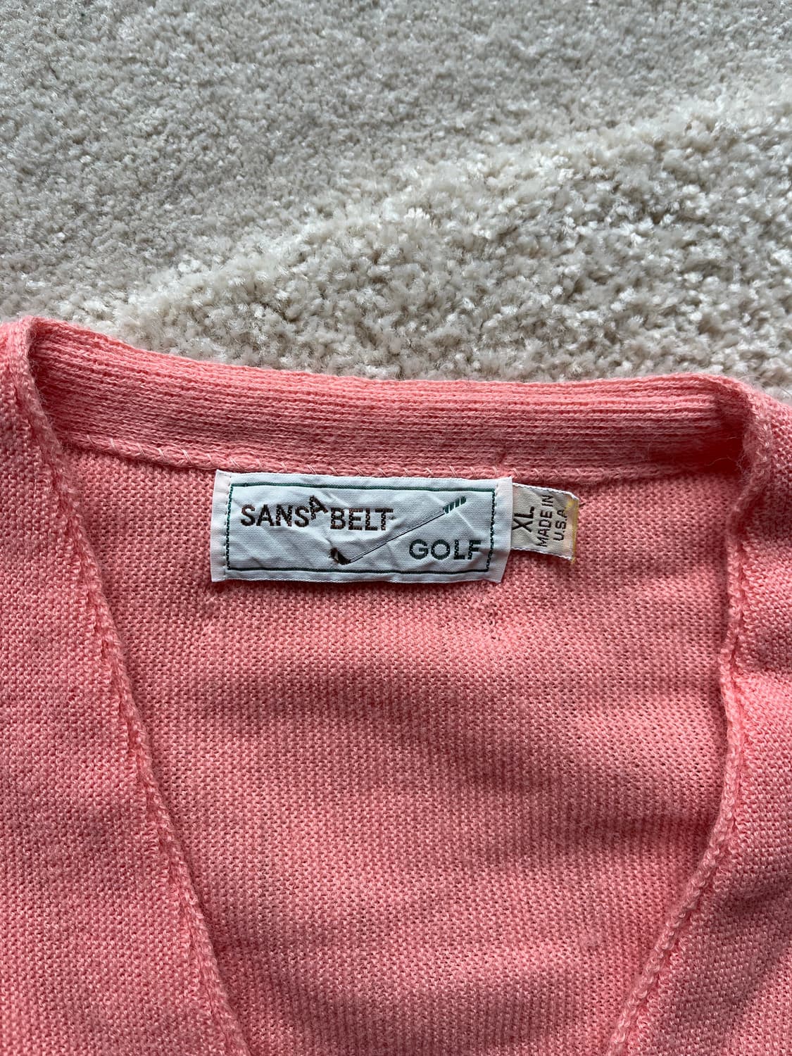 Sansabelt Golf 코랄 브이넥 가디건 (105) 상품이미지6