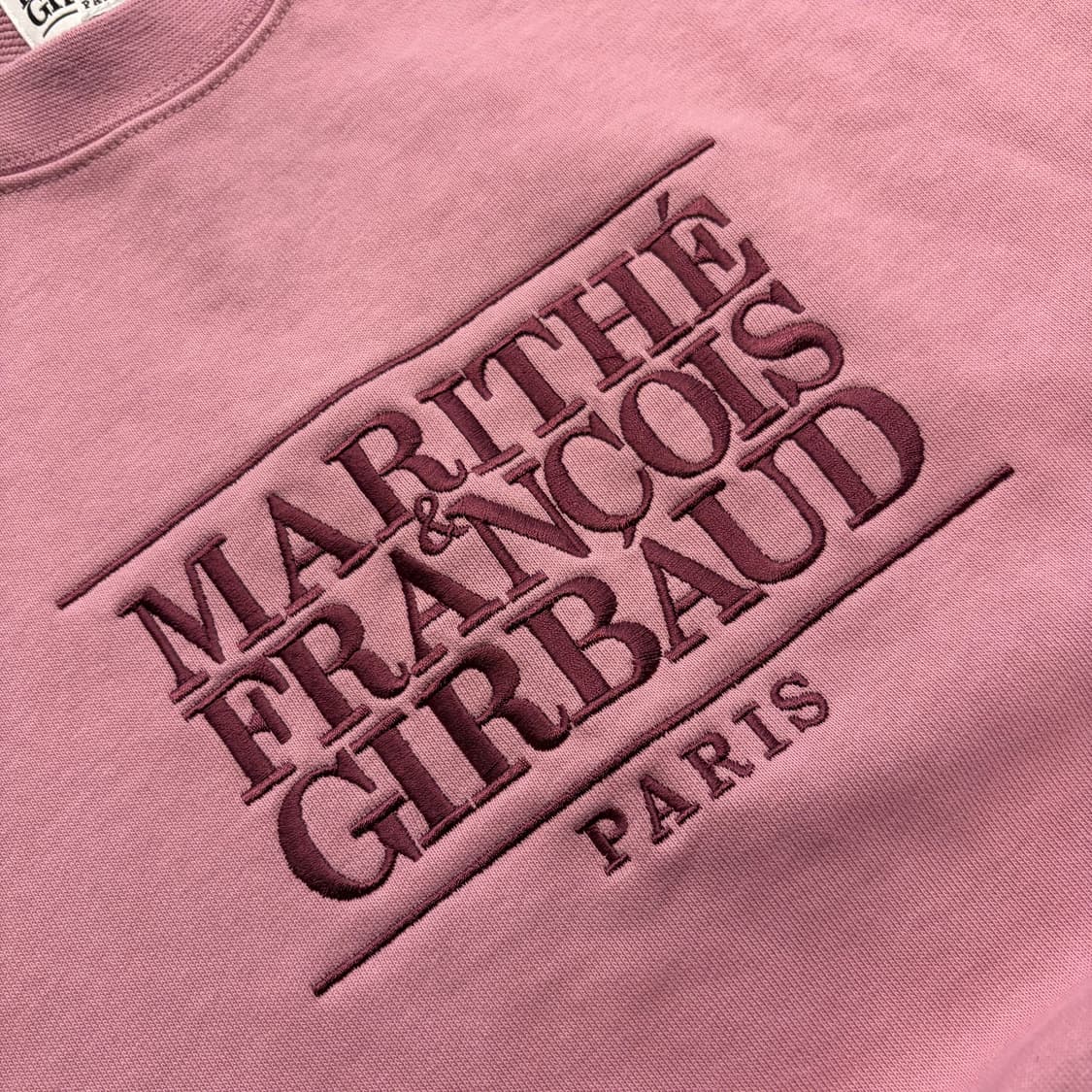 [M] 마리떼 프랑소와 저버 핑크 맨투맨 D338 상품이미지4