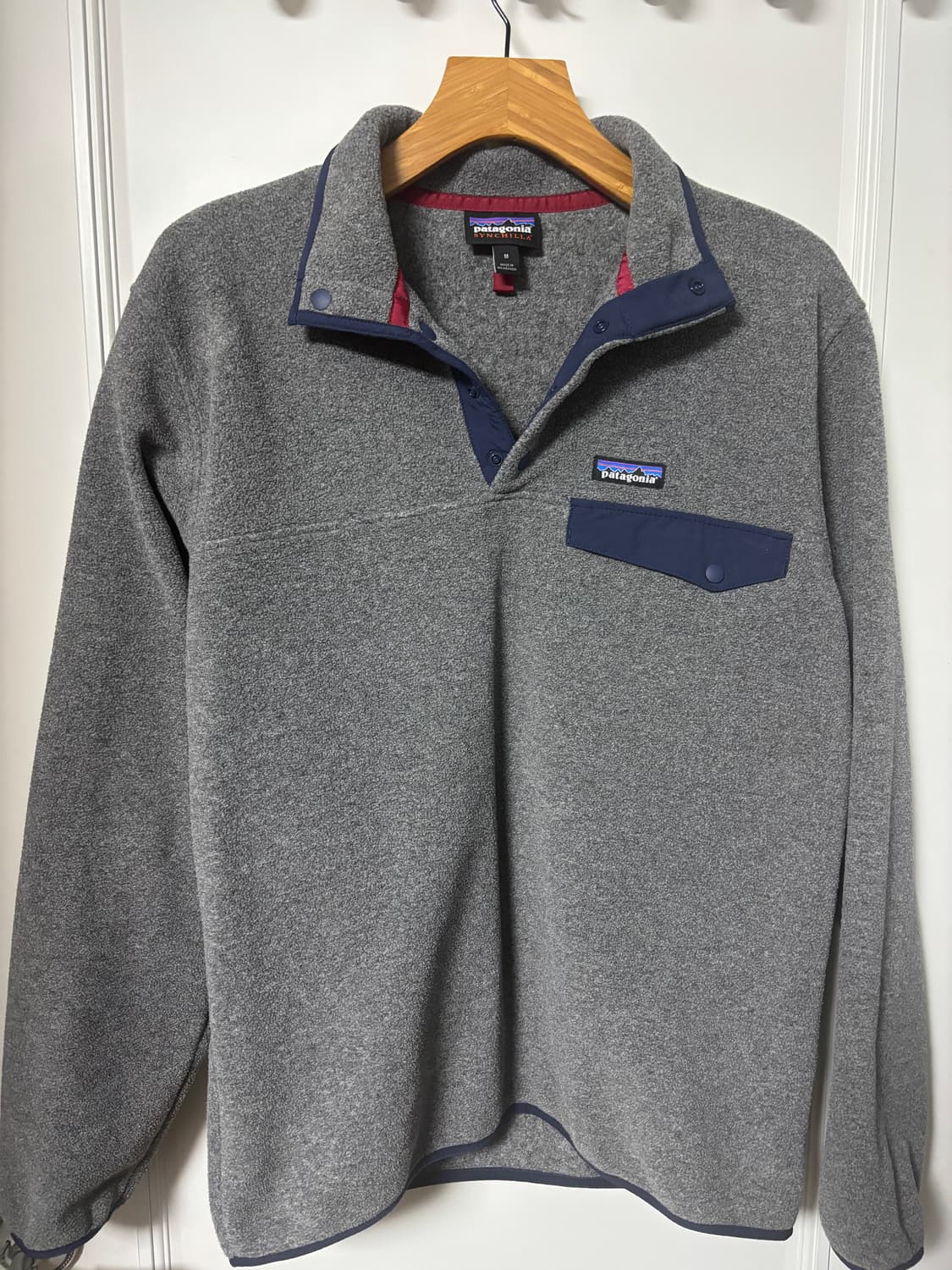 파타고니아 신칠라 라이트웨이트 그레이 M 상품이미지1