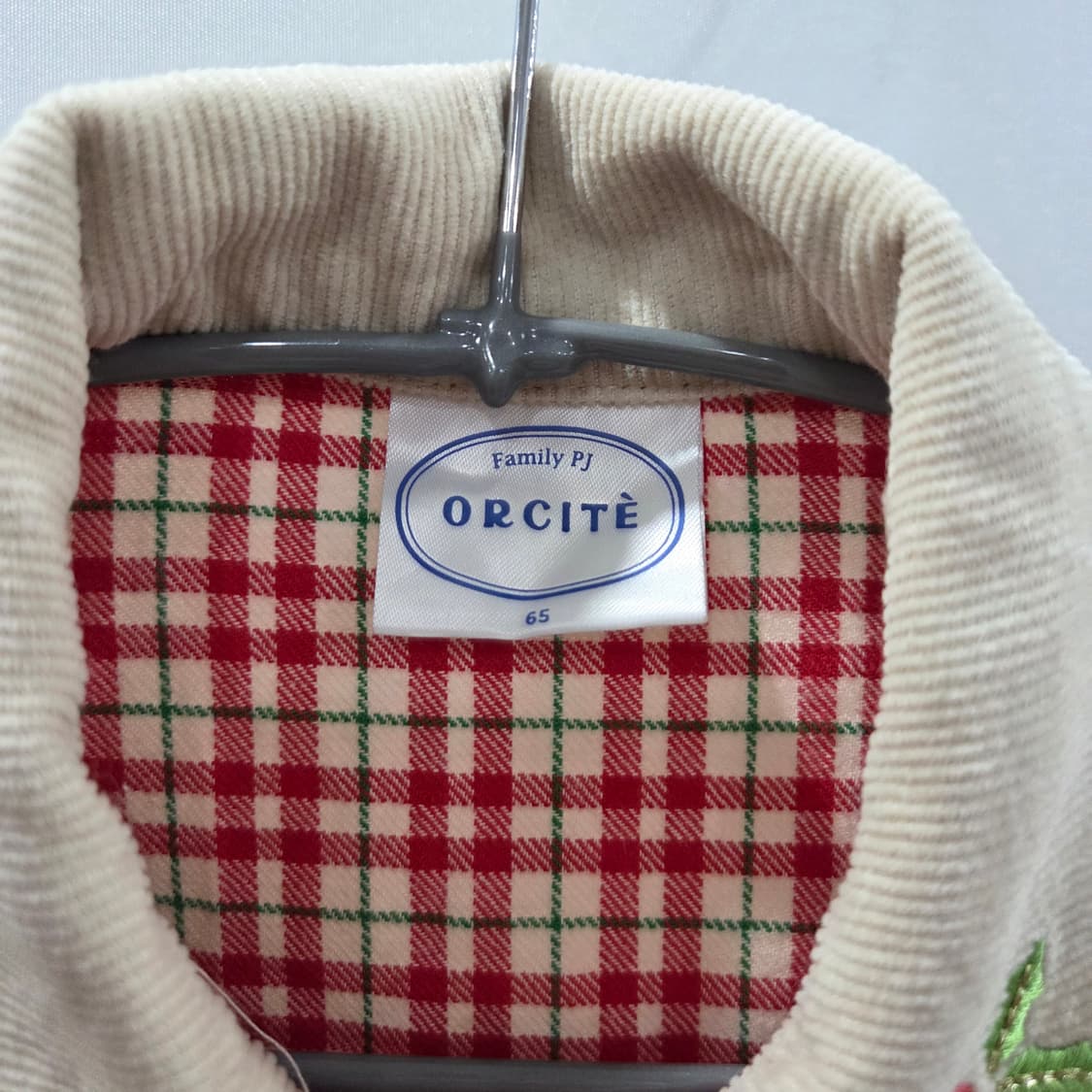 오르시떼 키즈 체크셔츠 5/6 상품이미지2