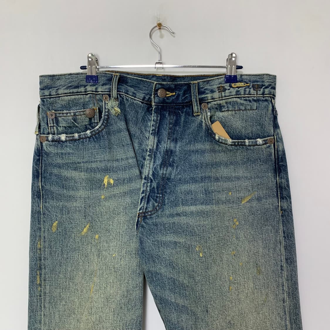 R13 알써틴 빈티지 페인팅 데님 팬츠 청바지 33-34인치 상품이미지2