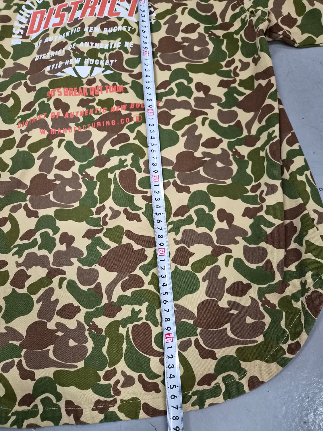 버켓카모 반팔 셔츠 L 상품이미지5