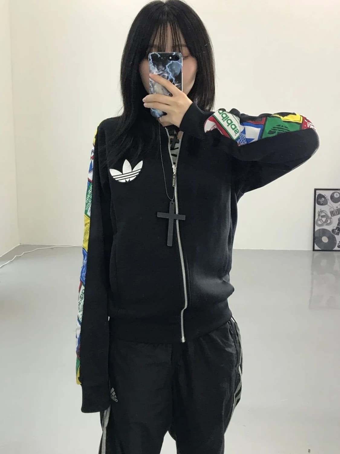 아디다스 테이프 라벨 슈퍼스타 트랙탑 져지 자켓 상품이미지1