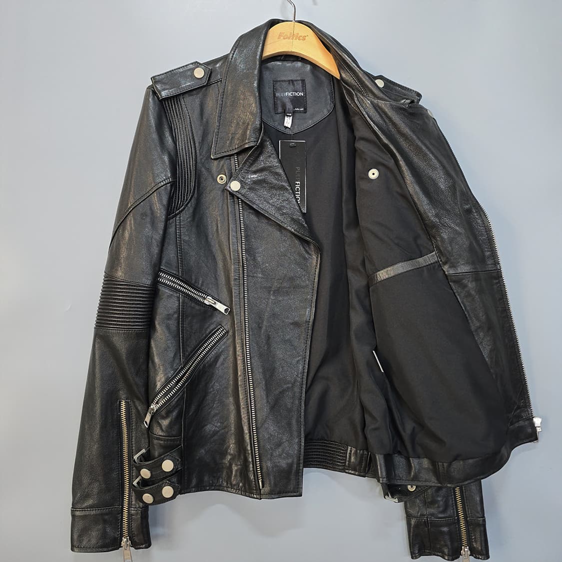 새제품)펄프픽션(PULP FICTION) 램스킨 라이더 가죽자켓 48 상품이미지5