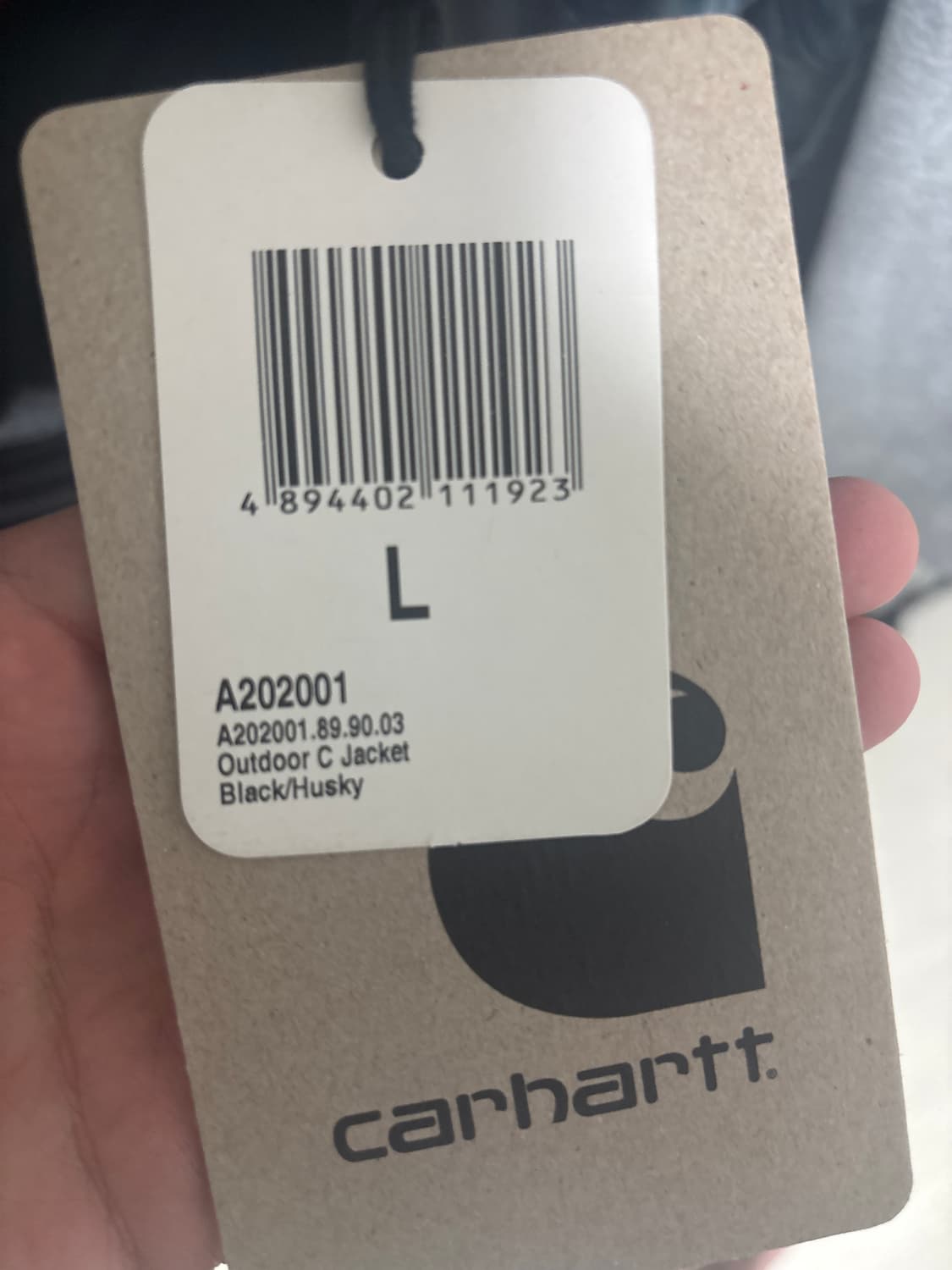 칼하트 블랙/그레이 플리스 자켓 상품이미지3