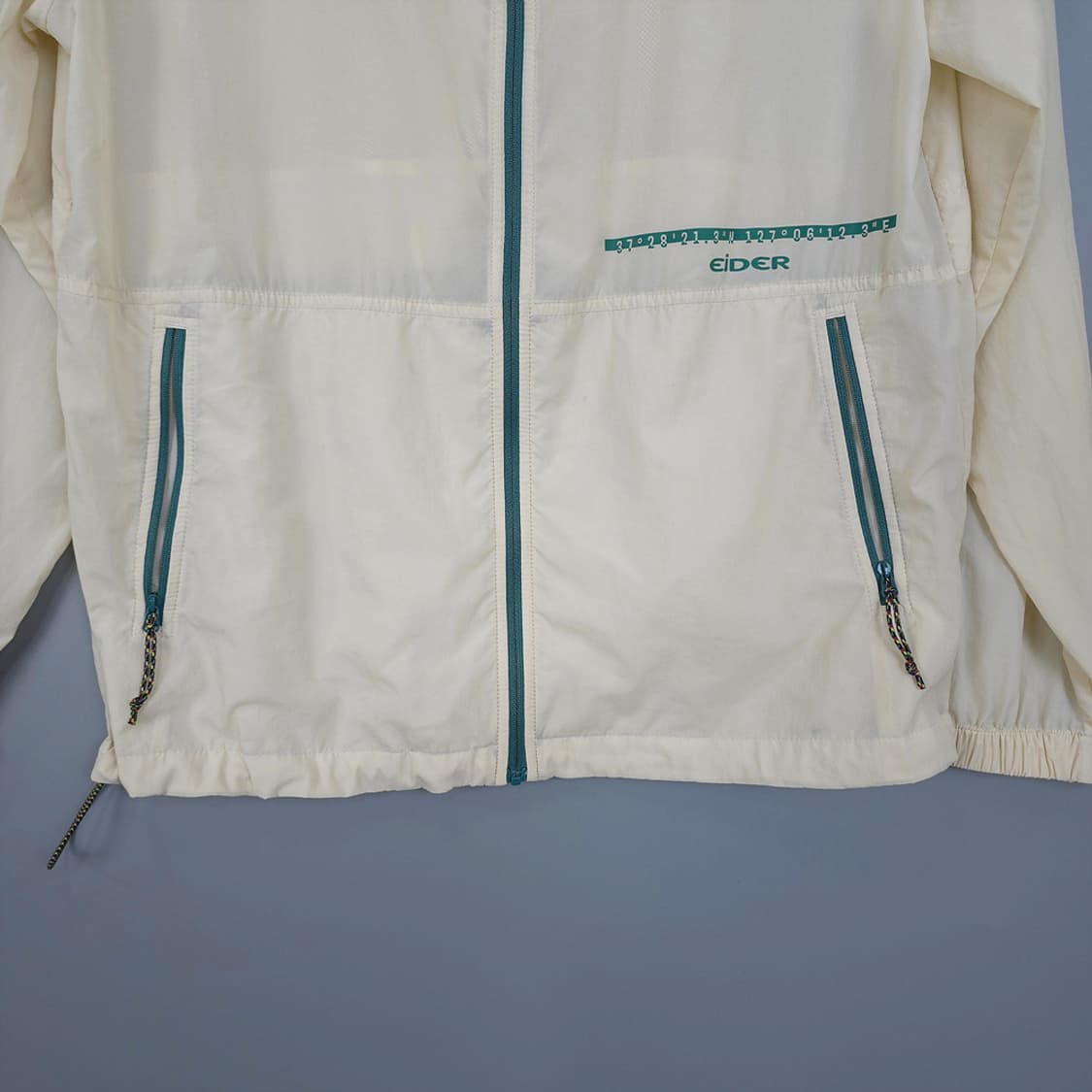 아이더 EIDER 기능성 바람막이 자켓 아이보리 M 상품이미지5