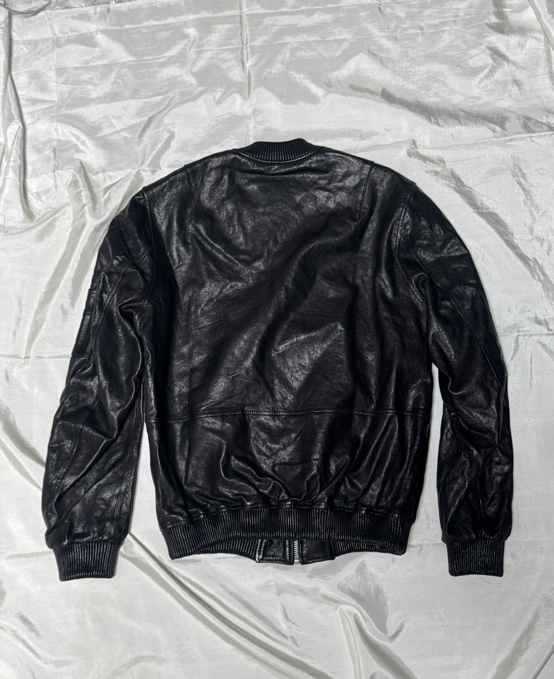 (예약)Pocket Detail Leather Jacket 상품이미지2