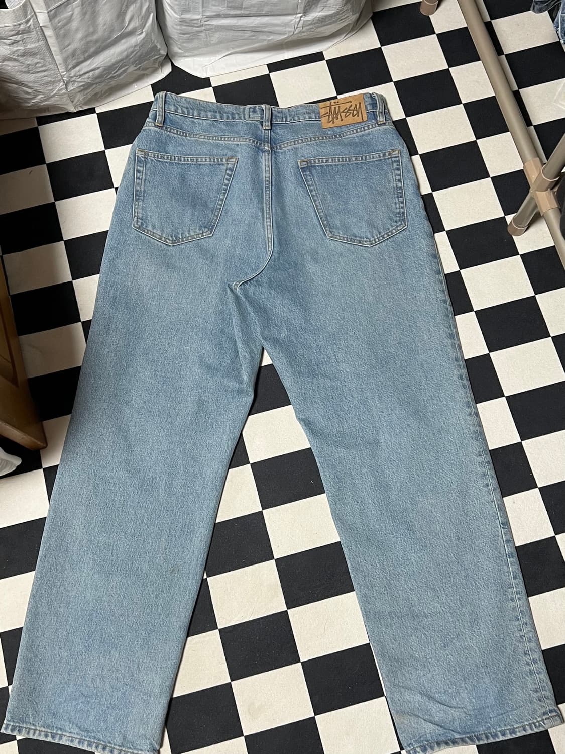 [30] 스투시 데님 빅 올 진 워시드 블루 빅올진 데님 팬츠 청바지 상품이미지3