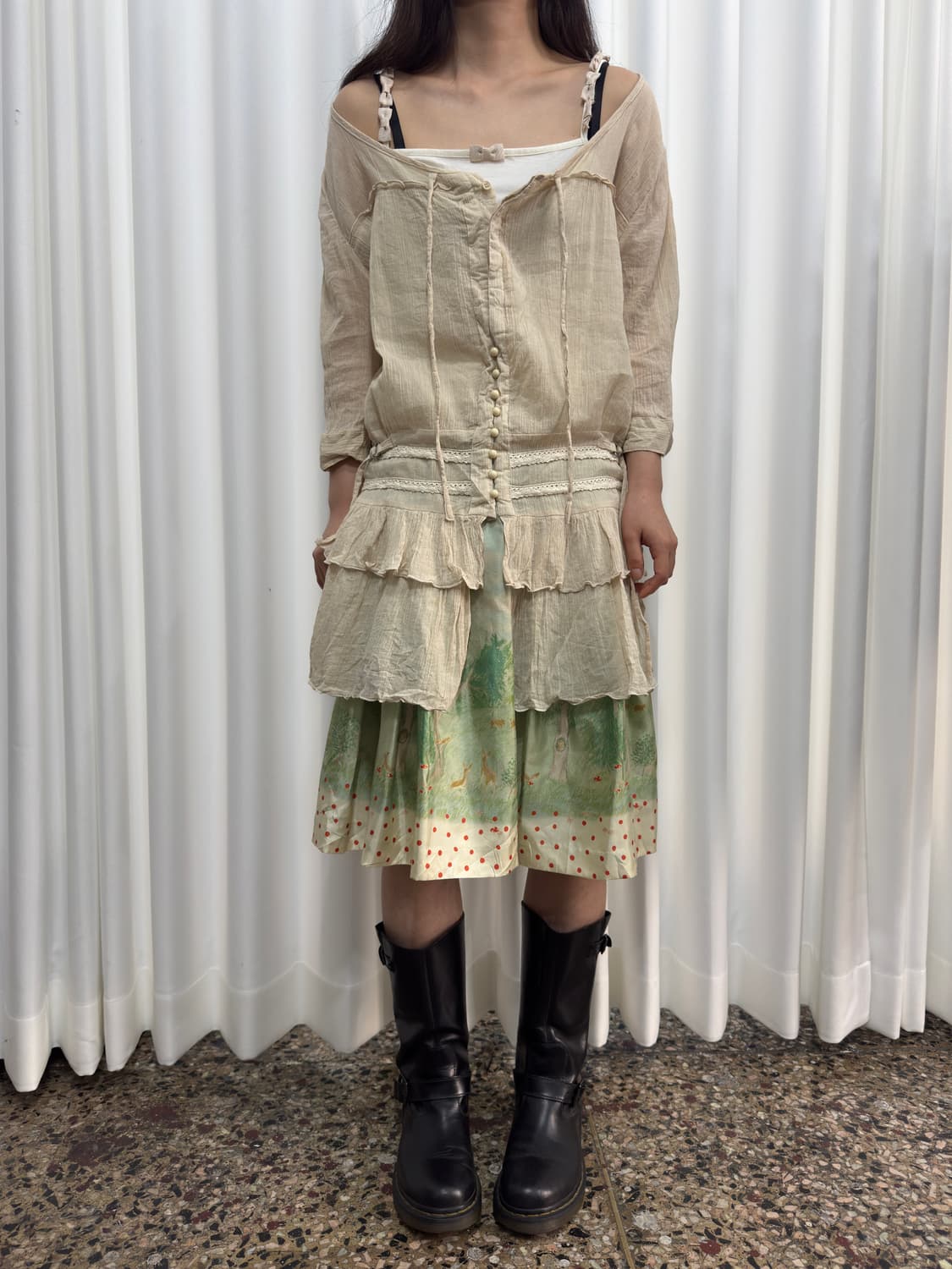 lace detail blouse 상품이미지6