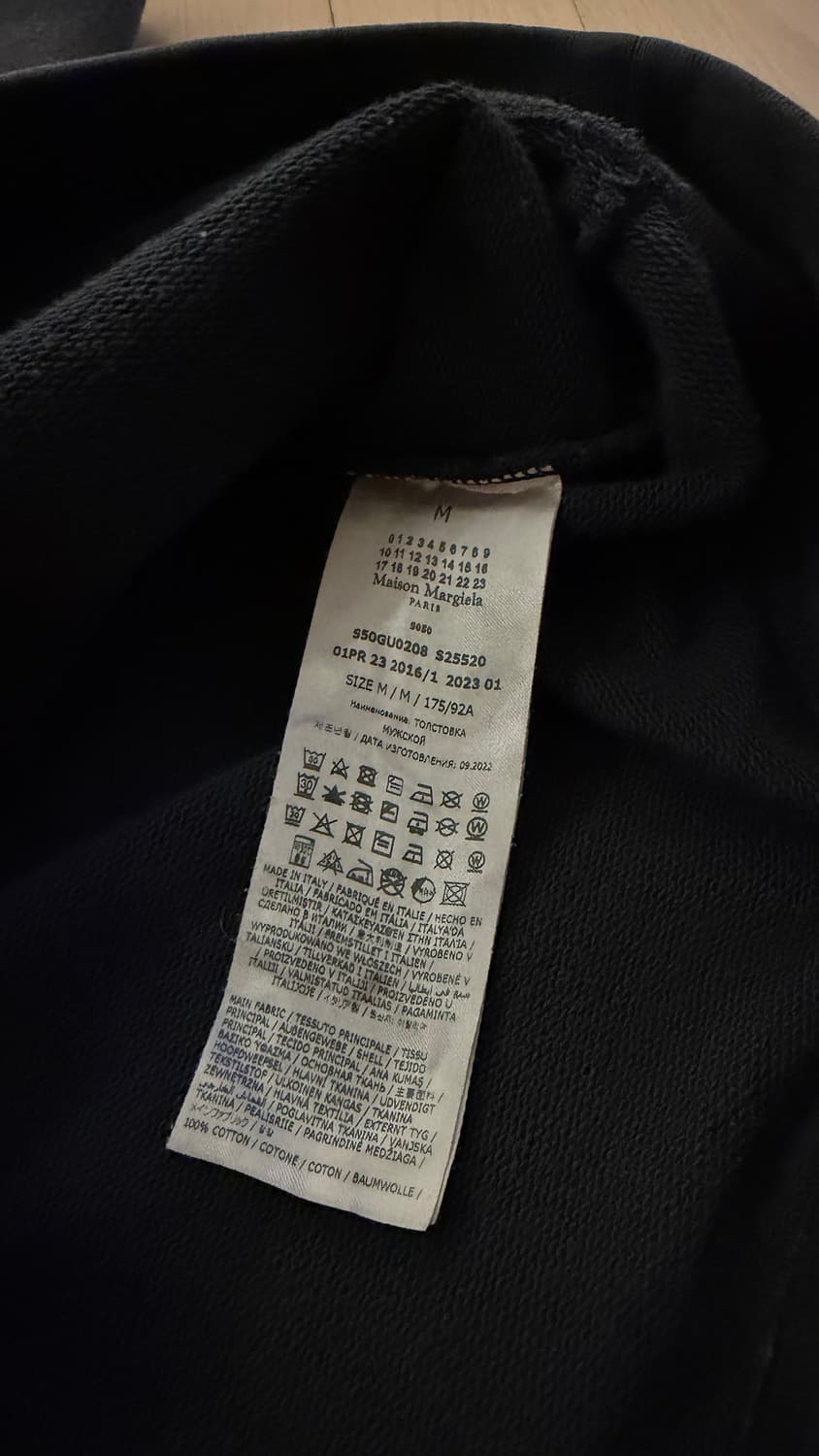 마르지엘라 로고 맨투맨 M 상품이미지4