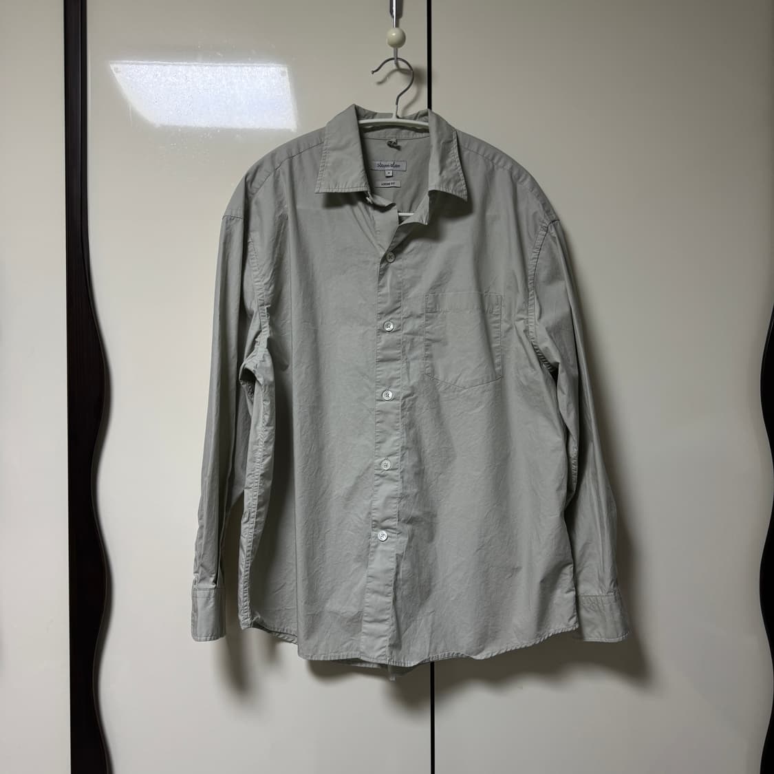 스티븐알란 타입라이터 에센셜 셔츠 M 라이트올리브 상품이미지3