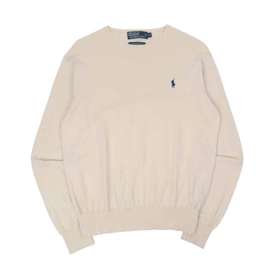 폴로 랄프로렌 아이보리 피마코튼 니트 상품이미지1
