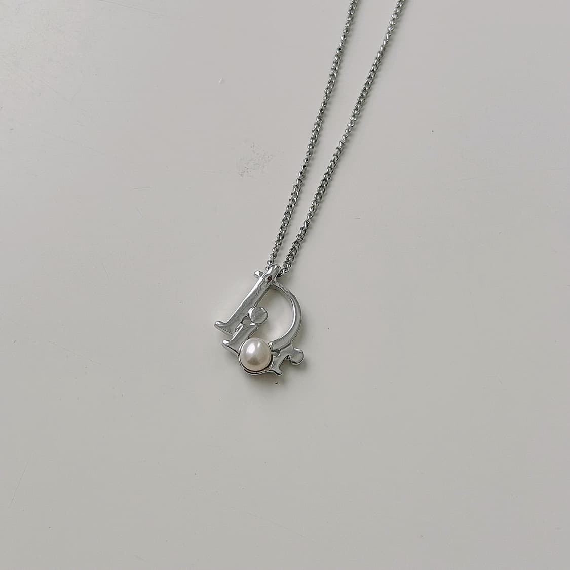 빈티지 디올 오블리크 진주 목걸이 상품이미지8