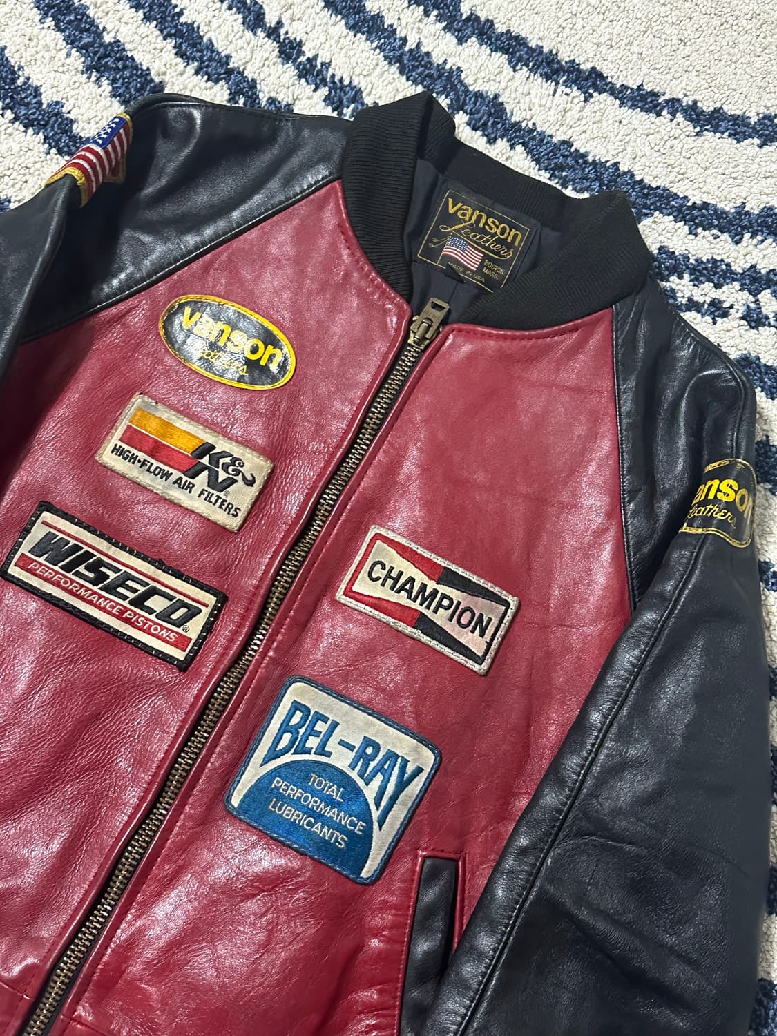 벤슨 레더 자켓 사이즈 40 상품이미지2